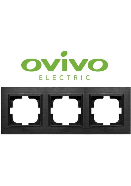 çınar ticaret antrasit üçlü çerçeve quantum - priz ve anahtar ıçin uyumlu çerçeve fiyatları