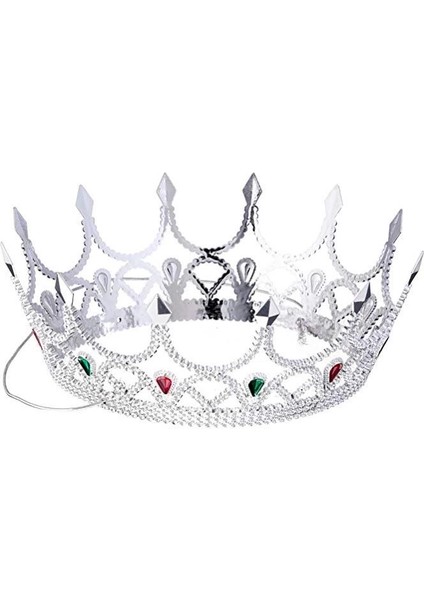 çınar ticaret taşlı rönesans kostümlü kraliyet ortaçağ gümüş kraliçe prenses tacı fiyatları