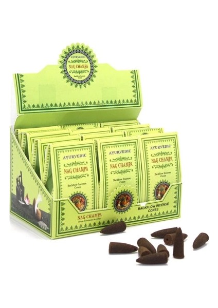 çınar ticaret ayurvedic konik (geri akış) tütsü nag champa aromalı