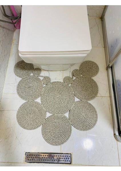 Jüt, Hasır, Paspas, Banyo Paspası, Klozet Önü Paspası, Klozet Paspas, Çift Taraflı fiyatları