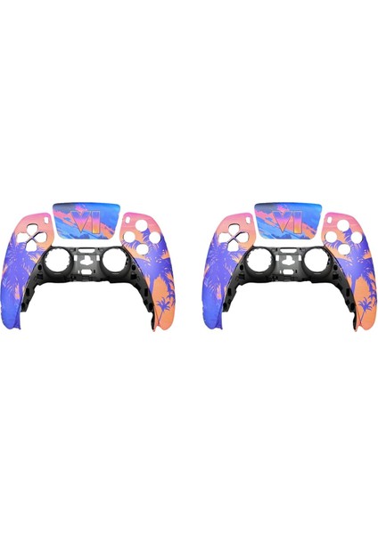 2x Oyun Denetleyicisi Ön Kılıf Için Ps5 Oyun Denetleyicisi Modifikasyonu BDM-010 BDM-020 BDM-030 Evet Hayat Yüz Kapak (Yurt Dışından)