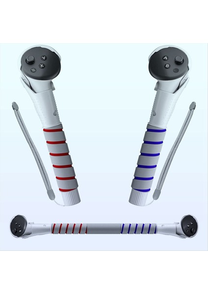 Vr Oyunları Meta Quest 3/quest 3s Kontrolör Için Happ Beyzbol Oynuyor Vr Oyun Aksesuarları (Yurt Dışından) indirimleri