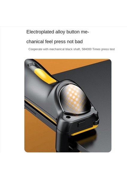 Pubg Oyun Denetleyicisi Için Ipad Oyun Tetikleyicisi Için 4x Altı Parmak Android Için L1 R1 Alaşım Anahtar Düğmesi (Sarı) (Yurt Dışından) indirimleri