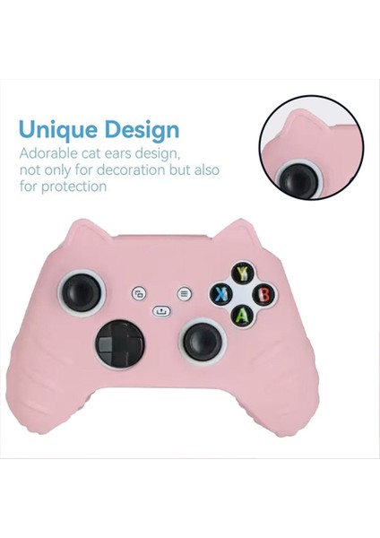 Xbox Series X/s Kontrol Cihazları Için Kedi Paw Silikon Koruyucu - Başparmak Çubuğu Kavrama Kapakları Oyun Kontrol Cihazı Kılıfı Kapağı (Yurt Dışından) fırsatları