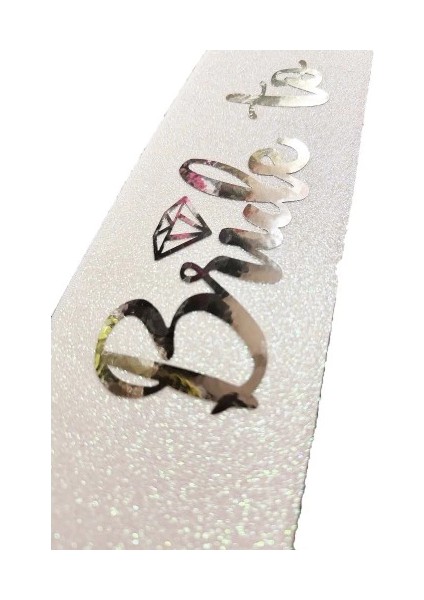 çınar ticaret beyaz gümüş bride to be yazılı kuşak kemer modelleri