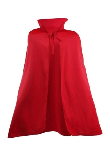 çınar ticaret kırmızı renk yakalı pelerin 120 cm fiyatları