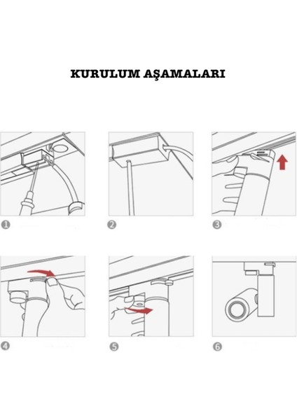 çınar ticaret noas yl29 4001 siyah kasa lyon 40w ray spot 6400k beyaz ışık fiyatları