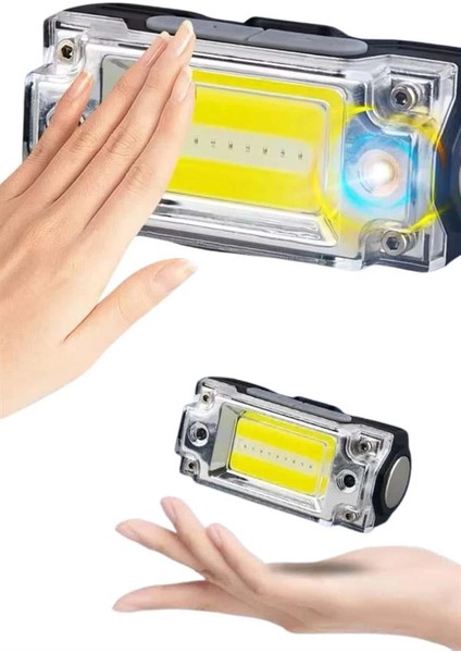 çınar ticaret sensörlü kamp lambası ayarlanabilir kafa lambası kafa bantlı