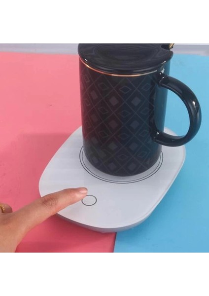 çınar ticaret 55 derece sabit sıcaklıkta seramik metal cam kupa ısıtıcı fırsatları