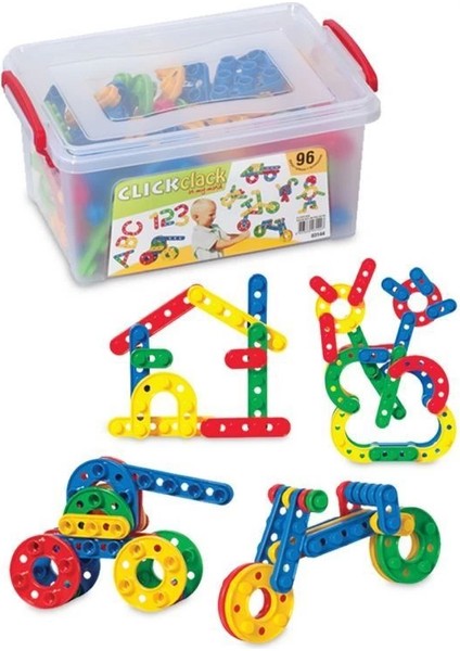 çınar ticaret dede click clack puzzle küçük boy 96 parça