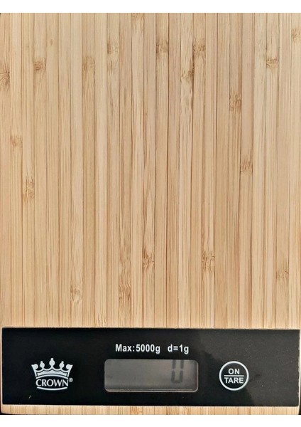çınar ticaret dijital lcd mutfak tartısı terazisi 5kg bambu desenli fiyatları