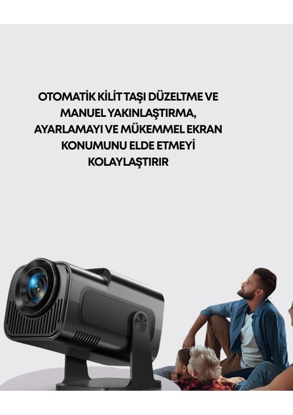 çınar ticaret otomatik dikey düzeltmeli ve manuel zoom fonksiyonlu akıllı projektör fırsatları