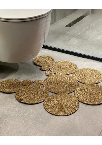 Hasır Jüt Modern Klozet Önü Paspası fiyatları