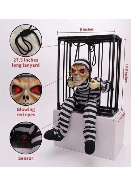 çınar ticaret mahkum görünümlü kuru kafa ıskelet