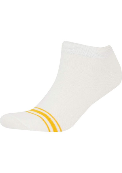 Erkek 5'li Pamuklu Patik Çorap E4088AXNS