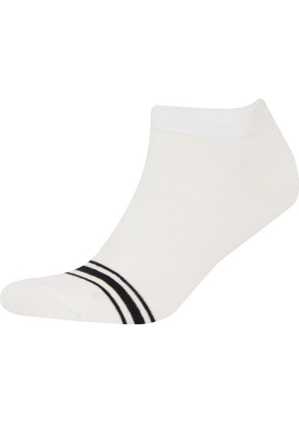 Erkek 5'li Pamuklu Patik Çorap E4088AXNS