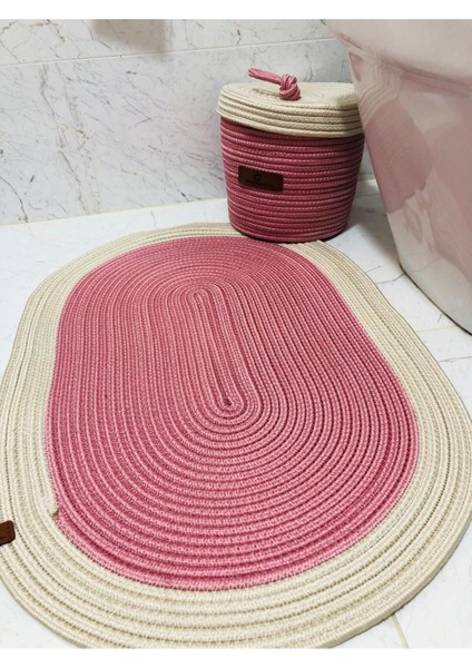 Jüt,hasır,2 Li,banyo Takımı,bohem Tarzı Banyo Takımı, PASPAS/SEPET/25X25 fırsatları