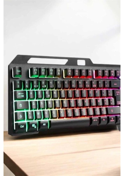 çınar ticaret led ışıklı oyuncu klavye usb girişli rgb ışıklı q klavye mouse hediyeli modelleri