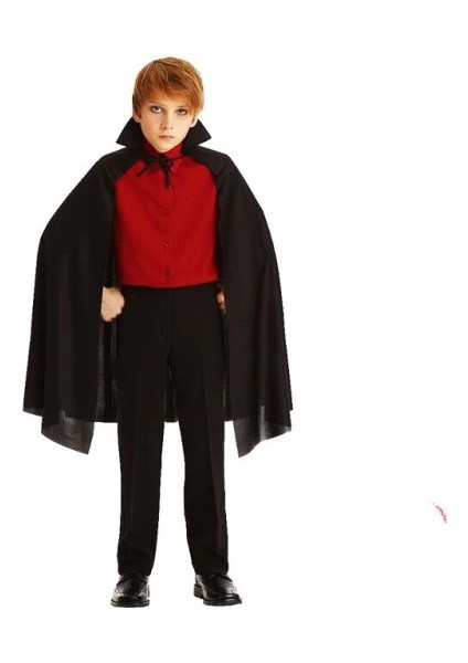 çınar ticaret siyah yakalı dracula pelerini