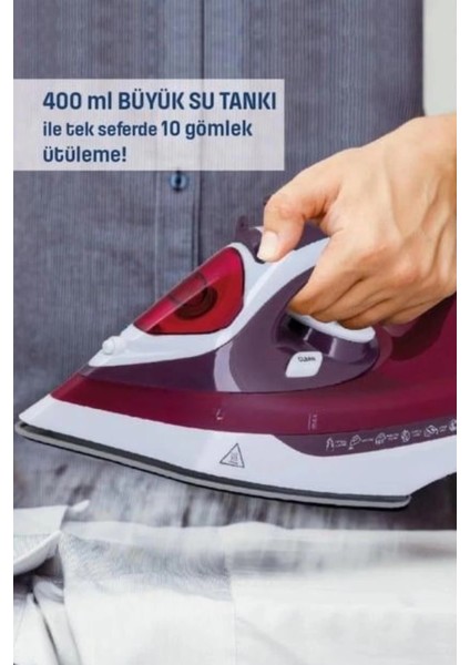 çınar ticaret modern tasarım 2200w dayanıklı buharlı seramik kaplama ütü fırsatları