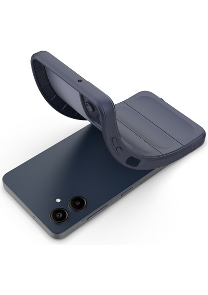 Samsung Galaxy A07 Uyumlu Kılıf Etnik Optimum Mat Kamera Korumalı Silikon Lacivert modelleri