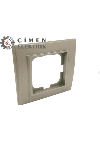 çınar ticaret antrasit tekli çerçeve - priz ve anahtar ıçin uyumlu çerçeve fiyatları