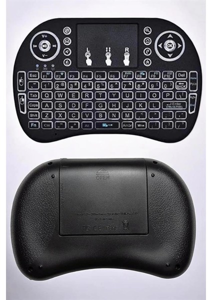 çınar ticaret ışıklı kablosuz mini q klavye tüm cihazlara uyumlu indirimleri