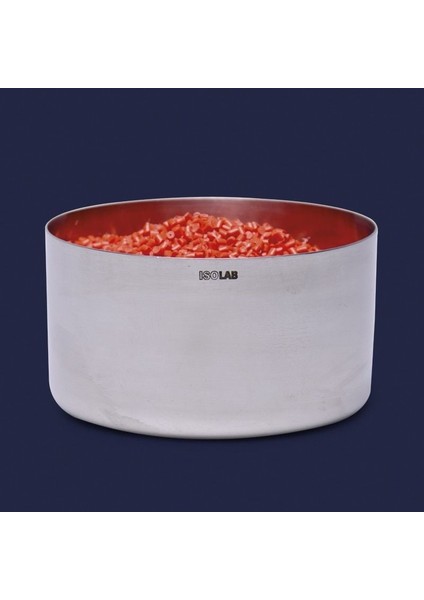 Kristalizasyon Kutusu - Paslanmaz Çelik - Düz Tabanlı 100 ml