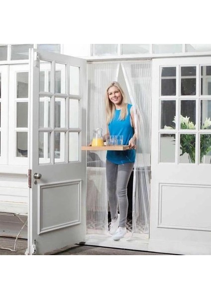 çınar ticaret faytek mıknatıslı pencere kapı sinekliği sineklik tülü perde (105cm x 205cm)