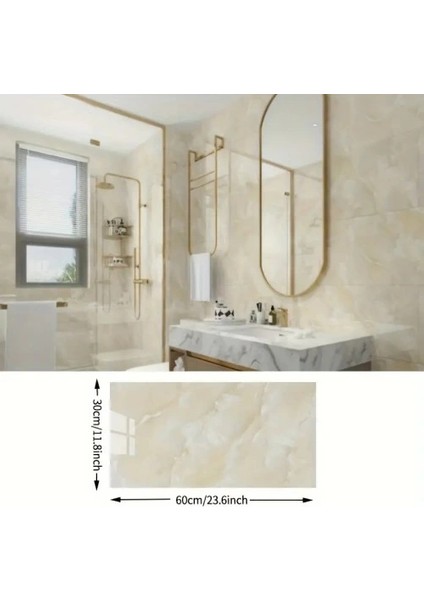 çınar ticaret sarı mermer desenli alüminyum plastik duvar stickerı