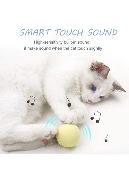 çınar ticaret sesli ve akıllı kedi oyuncak topu - 50 mm, hayvan sesli, eğlenceli kedi oyuncağı fiyatları