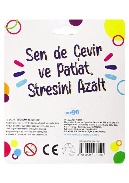 çınar ticaret pop ıt renkli stres çarkı fiyatları