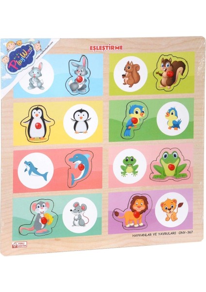 çınar ticaret ony-366-367 ahşap tutmalı eşleştirme -hayvanlar ve yavruları fiyatları