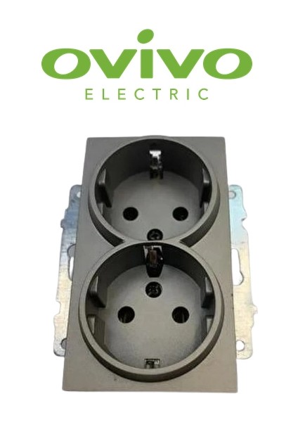 çınar ticaret antrasit ıkili topraklı piriz çerçevesiz grano - priz ve anahtar ıçin uyumlu çerçeve