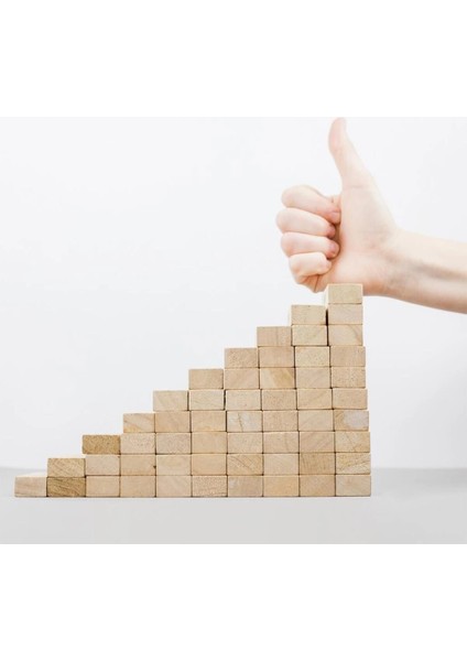 çınar ticaret büyük boy doğal ahşap denge oyunu kule oyunu 54 parça ahşap yapı blokları cenga