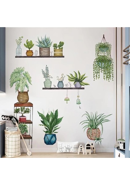 çınar ticaret tropikal bitkiler duvar stickerı model d fırsatları