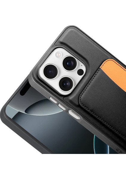 Xiaomi Redmi 15C Uyumlu Kılıf Kartlıklı X-Kart Silikon Siyah fiyatları