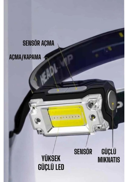 çınar ticaret kafa lambası kamp feneri balıkçı feneri başlıklı suya dayanıklı fırsatları