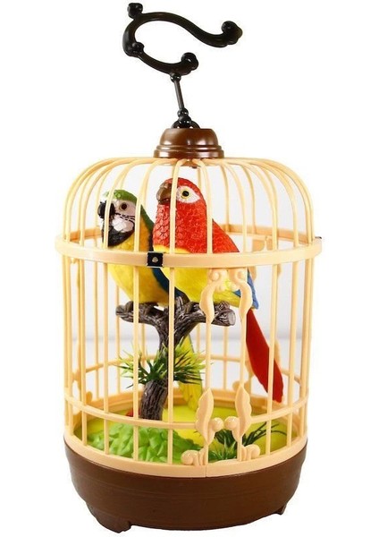 çınar ticaret hl518-2 kafesli ıkili kuş müzik