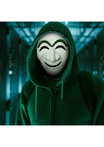 çınar ticaret koreli hırsız teatral hahoe maskesi - para heist maskesi - dali maskesi fırsatları