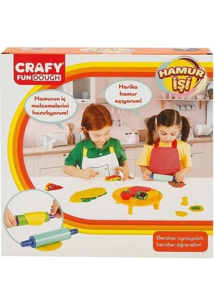 çınar ticaret crafy hamur ışi oyun hamuru seti 200 g 6 parça fiyatları