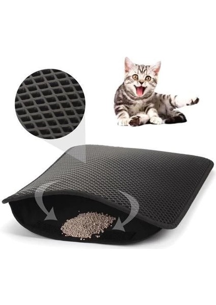 çınar ticaret kedi tuvalet önü kum toplayıcı temizleyici elekli - stokta olan renk gönderilir indirimleri