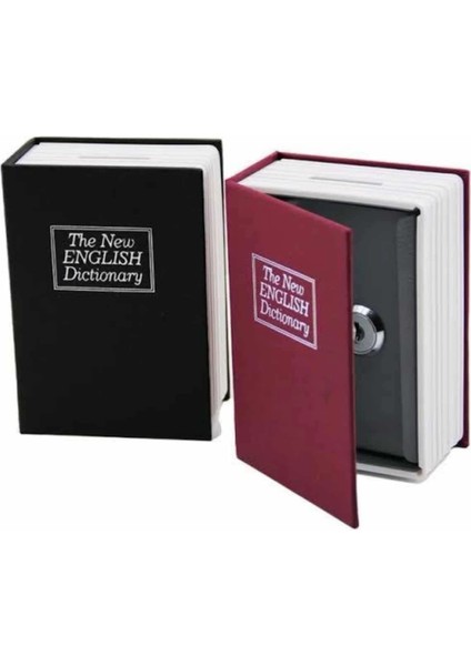 çınar ticaret kitap görünümlü gizli kasa büyük boy anahtarlı kilitli para kasası indirimleri