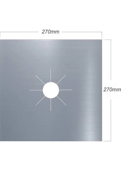 çınar ticaret ocak koruyucu alüminyum ped seti 5 adet modelleri