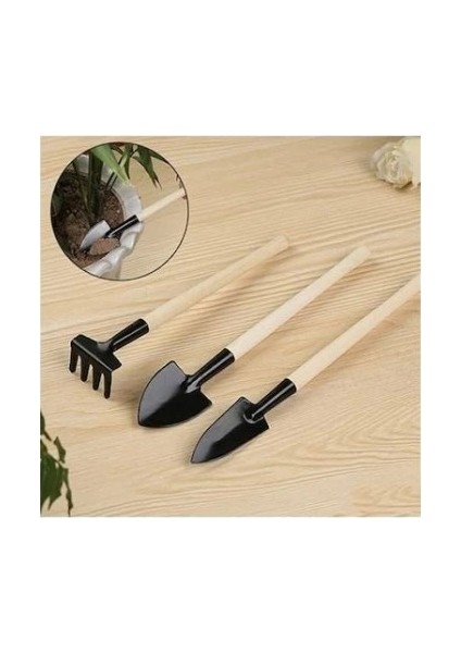 çınar ticaret mini ahşap hobi bahçe seti 3 parça indirimleri