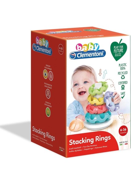 çınar ticaret 17103 baby clementoni renkli halkalar / 6-36 ay