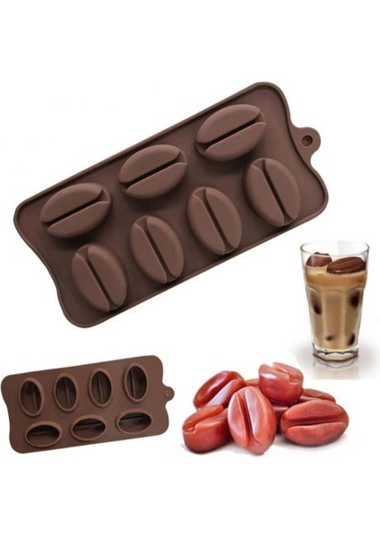 çınar ticaret kahve çekirdeği şekilli silikon kalıp