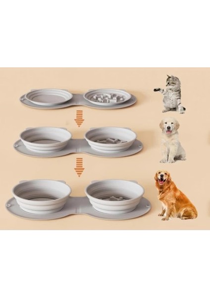 çınar ticaret mikopet katlanabilir ıkili mama ve su kabı modelleri