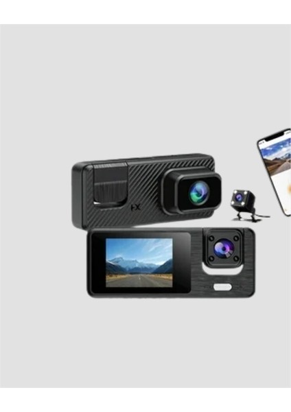 çınar ticaret 3 kanallı araç kamerası – full hd 1080p kayıt, 2” ekran, park gözetimi desteği indirimleri