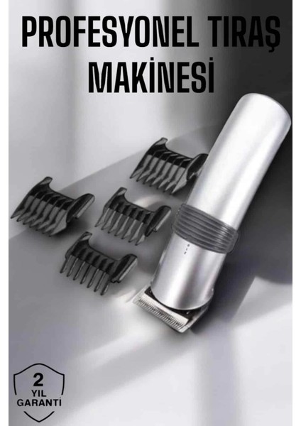 çınar ticaret 4 taraklı taşınabilir profesyonel saç ve sakal kesme tıraş makinesi